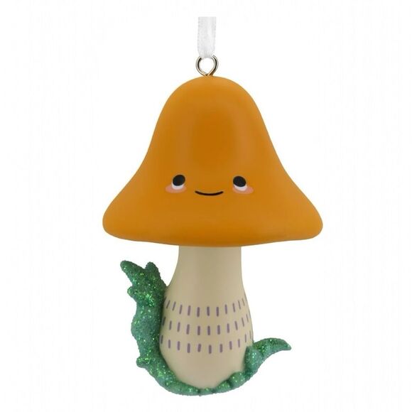 Hallmark Smiling Mushroom Christmas Ornament holidays fairy whimsical - Picture 1 of 5